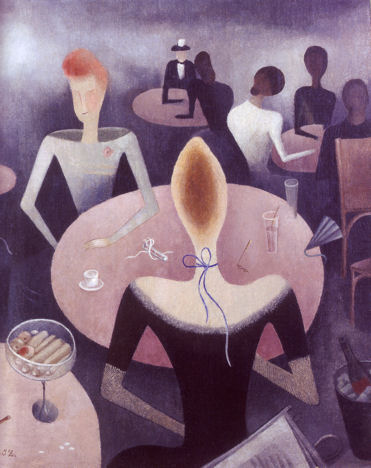 Peinture de Jan Zrzavy, « Kavárna »  : Bendová Eva, Pražské Kavárny a jejich svět, Prague, Paseka, 2008.