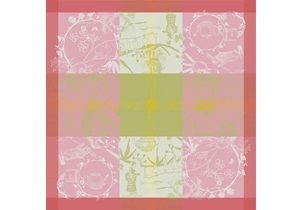 nappe Garnier-Thiebaut, Modèle Earl Grey, coloris Thé blanc