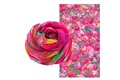 foulard Pylones Balade en viscose recyclée coloris Aubépine